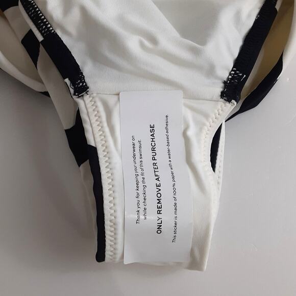 Jets Australia Twist Front Bikini Top High Rise Bottoms Two Piece Swimsuit Sz 10 - Picture 7 of 14